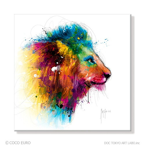 【限定クーポン配布中】 PLEXIGLAS Jungle King SIZE 690x690mm COCO EURO プレミアムインテリアアート 上質な空間を色鮮やかに演出するフレームレスポップアート 壁面装飾用壁掛け絵画｜壁掛けアート専門店東京アートラボ