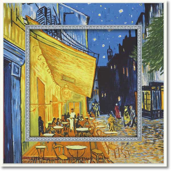 楽天市場】額縁まで1枚の絵 アートパネル 絵画 30cm ゴッホ