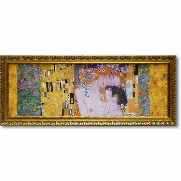 【限定クーポン配布中】 アートパネル クリムト 絵 100cm超 3kg未満「人生の三段階」 SZ大 TVGS