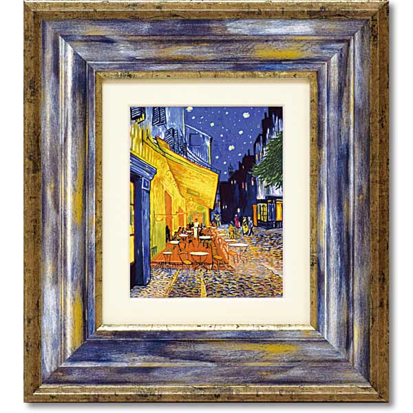 楽天市場】額縁まで1枚の絵 アートパネル 絵画 30cm ゴッホ「夜