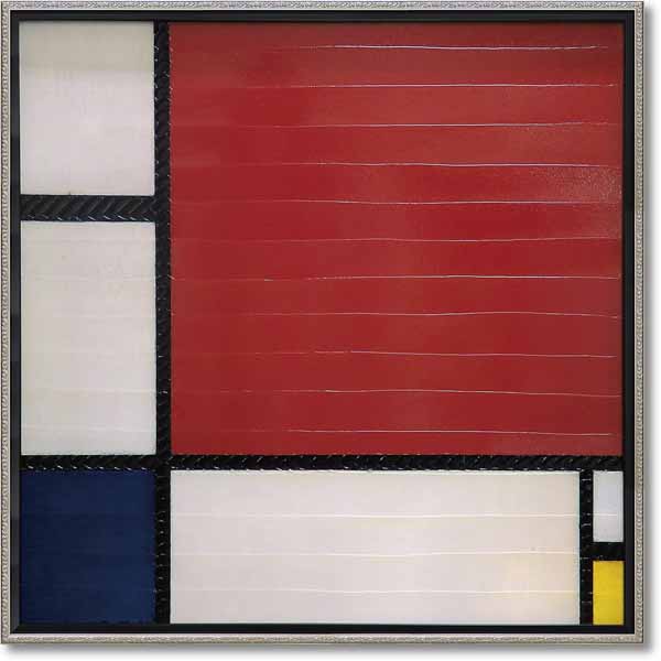 楽天市場】絵画 ピエト モンドリアン 「コンポジション レッド、ブルー