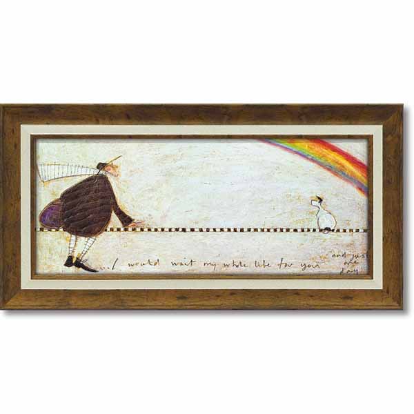 【限定クーポン配布中】 サムトフト SamToft ＆z アンズ 絵のある明るい毎日を「ずっとあなたを待ち続けて」アートパネル 北欧 犬 絵 イラストM 動物 TVBR｜壁掛けアート専門店東京アートラボ