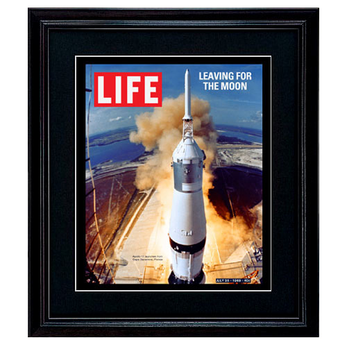 楽天市場 Life アートポスター リービングムーン ロケット インテリア 絵 写真 雑誌 表紙 黒フレーム 絵画 ライフ 復刻 フレーム付 壁掛けアート専門店東京アートラボ