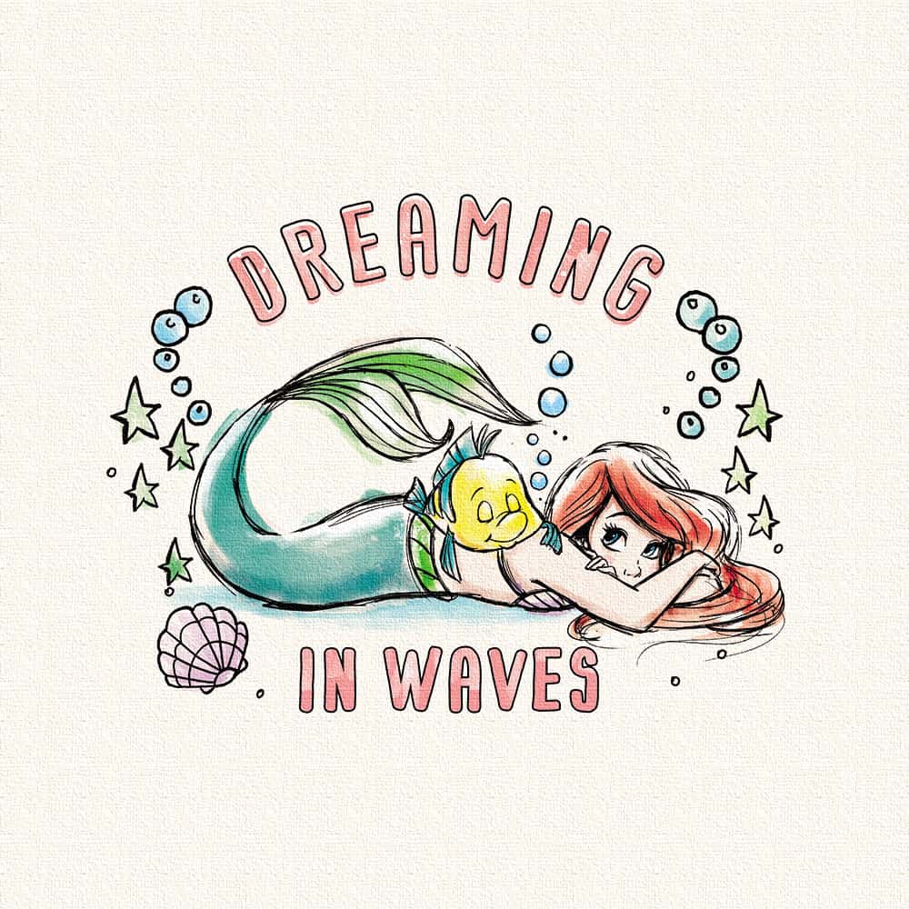 ディズニー アートピクチャー プリント　アウラニ ダッフィー＆シェリーメイ　枠有 ディズニー アートピクチャー プリント アウラニ ダッフィー