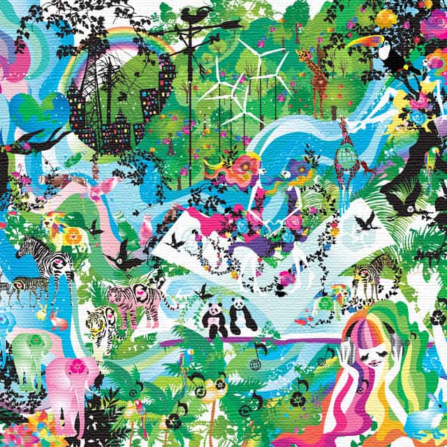 楽天市場 スーパーsale 8周年 ホラグチカヨ ファブリックパネル かわいい おしゃれ 壁掛け 絵 ニッチ インテリア キャンバス 壁掛けアート専門店東京アートラボ