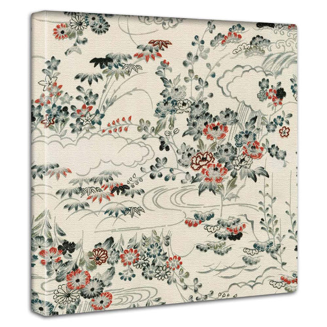 【4/15 限定クーポン】 ミニマルデザイン 和風 アートパネル シンプル インテリア 15cm 30cm 57cm 100cm 模様 家紋 伝統 帯 花 織り 幾何学 模様 シンメトリー デザイン 白 琉球 着物柄