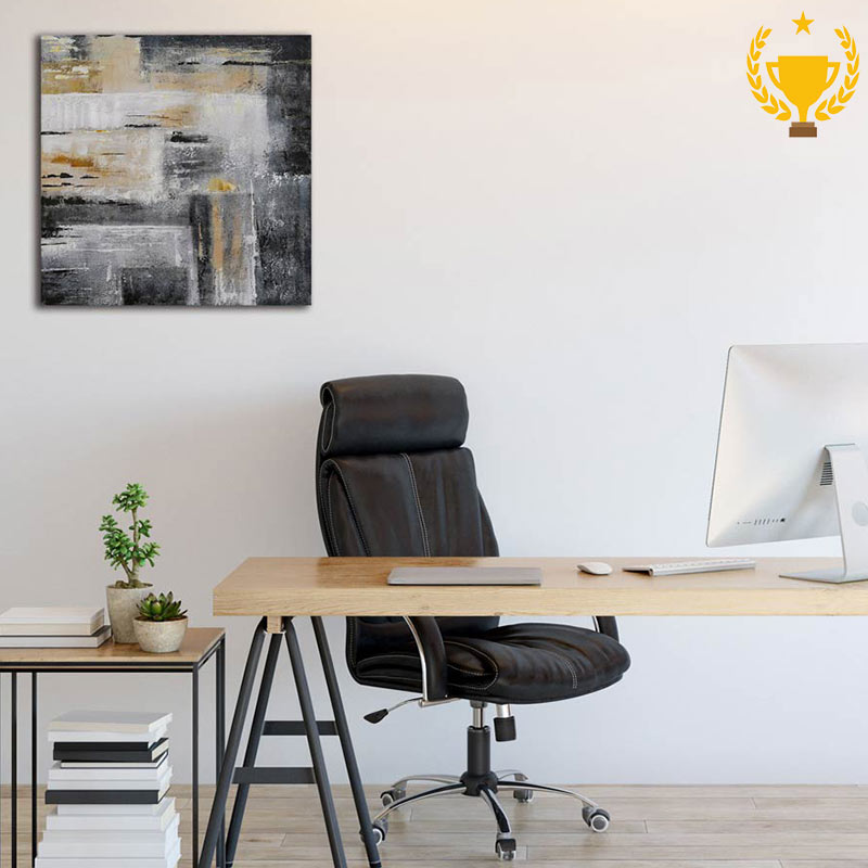 【楽天ランキング1位獲得】BWA アートパネル 50cm Blackbeige ブラックベージュの抽象 北欧 絵画 インテリア モダン おしゃれ 壁掛け 黒 ベージュ 茶系 ブラウン 正方形 アート リビング 玄関 50角 【RSL】