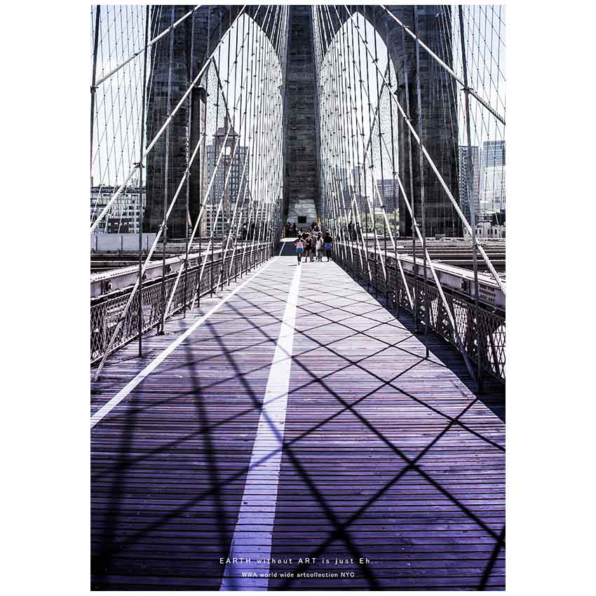 楽天市場】モダンポスター ミニマルアート ブルックリンブリッジ NYC