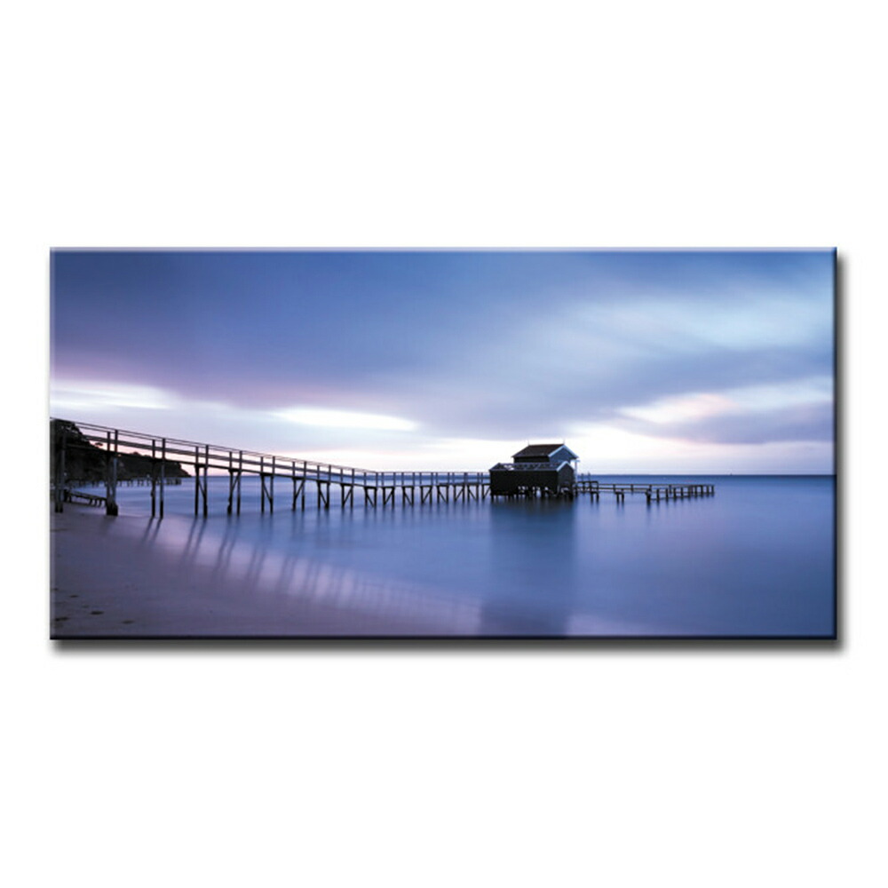 楽天市場】アートパネル SUNSET W100cm H50cm シンプル 横長 絵