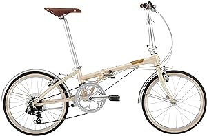 【PR】T46『新車逃げ口』2021 DAHON（ダホン） Boardwalk D7ゲーム盤ウォーク D7 SILKY BEIGE 折りたたみ銀輪 店卸し資産極限点 新品未当て嵌める 置き目品