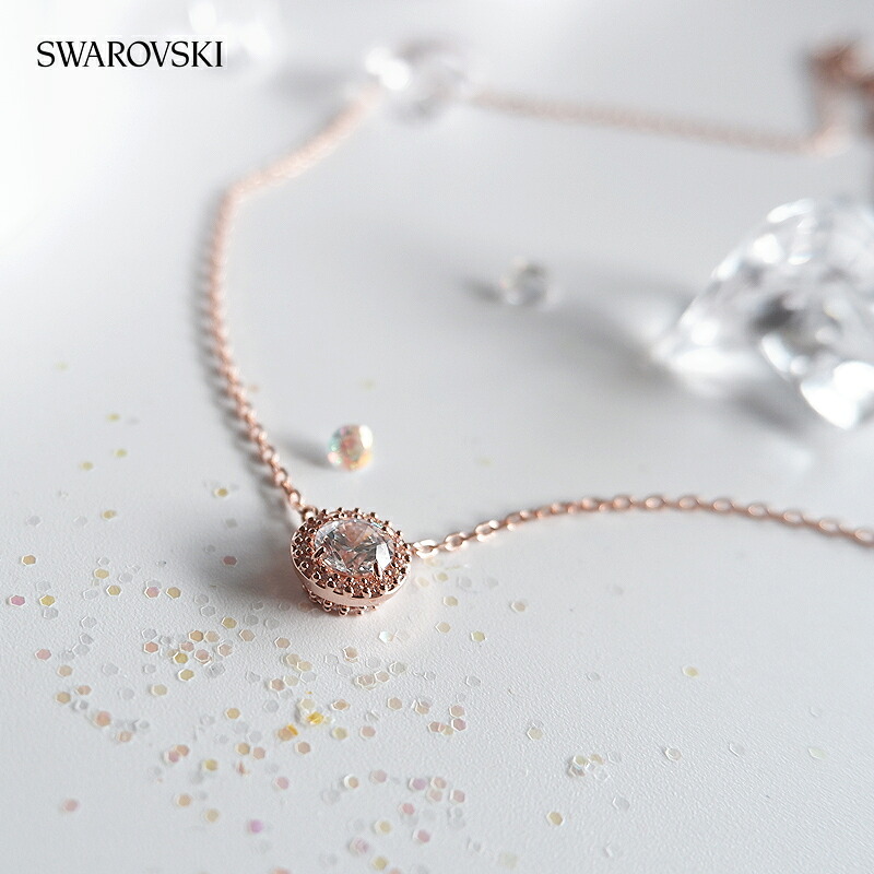【P×5倍！】 スワロフスキー Una Angelic ペンダント レディース シルバー ラウンドカット Swarovski 5636264 5636272【送料無料】