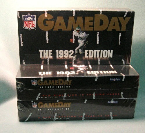 1992 GameDay NFL フットボール 工場未開封トレーディングカード ボックス、トールボーイズ デザイン!｜トレーディングカード　ラフテル