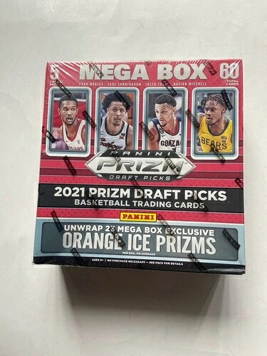 2021-22 パニーニ プリズム ドラフトピック バスケットボール メガボックス シール付き オレンジアイス プリズム NBA｜トレーディングカード　ラフテル