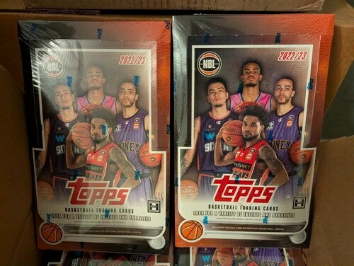 2022-23 Topps NBL バスケットボール 工場未開封 ホビーボックス 2個入り 1箱あたり160枚 合計320枚｜トレーディングカード　ラフテル