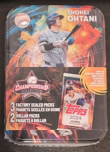 大谷翔平 2025 チャンピオンシップコレクション トップス コレクターズ缶 工場未開封｜トレーディングカード　ラフテル