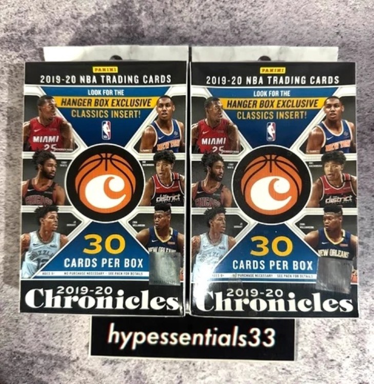 2019-20 パニーニ クロニクルズ バスケットボール ハンガーボックス NBA 未開封 2個セット 手持ち｜トレーディングカード　ラフテル