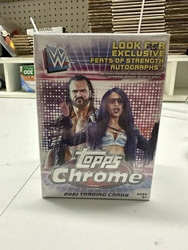 Topps Chrome 2021 WWE ブラスターボックス シールボックス WWE スーパースター｜トレーディングカード　ラフテル