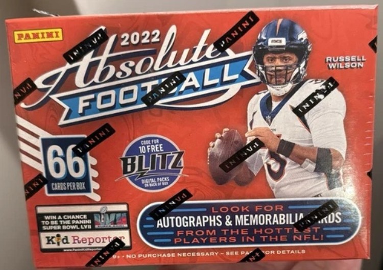 2022 パニーニ アブソリュート NFL フットボール ファクトリーシール ブラスターボックス｜トレーディングカード　ラフテル