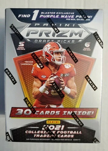 2021年 Panini Prizm NFL ドラフトピック フットボールブラスターボックス 新品 工場未開封|トレーディングカード ラフテル