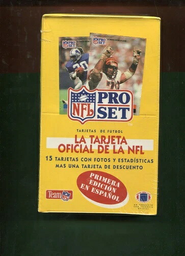 1992 プロセット NFL スペイン語版 フットボール 未開封ボックス 36パック｜トレーディングカード　ラフテル