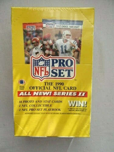 1990 NFL プロセット フットボール シリーズ II 36 ワックスパックボックス - 工場未開封｜トレーディングカード　ラフテル