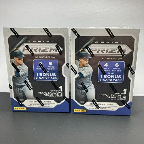 2021 Panini MLB Prizm ベースボールトレーディングカード - ブラスターボックス2個入り - 未開封｜トレーディングカード　ラフテル