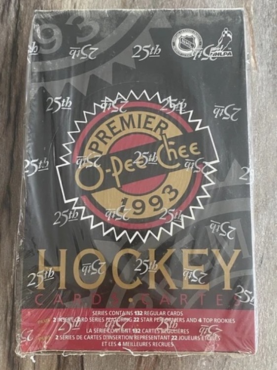 1992-93 OPC O-Pee-Chee NHL ホッケーカード 工場未開封 36パック入りボックス入り｜トレーディングカード　ラフテル