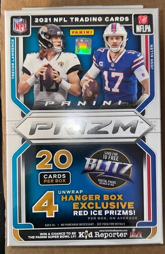 2021 パニーニ プリズム NFL フットボール ハンガー ボックス 新品! 未開封!｜トレーディングカード　ラフテル
