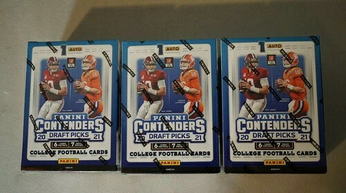 2021 Panini Contenders ドラフトピック フットボールブラスター 新品 工場未開封 オート｜トレーディングカード　ラフテル