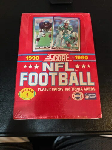 1990年 NFL フットボール スコア シリーズ 1 ボックス 工場未開封 36パック 新品｜トレーディングカード　ラフテル 42,900円