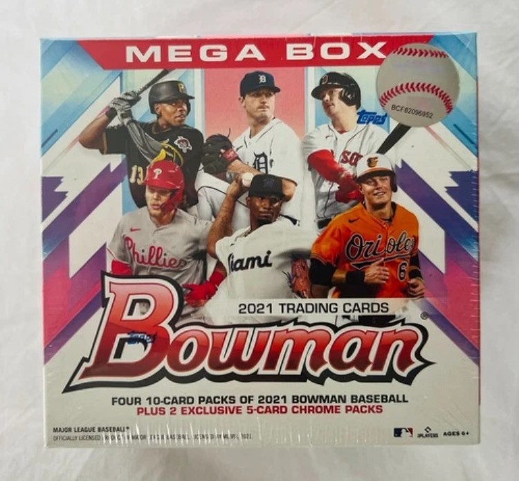 2021 ボウマン メガボックス - 工場未開封 - 限定クロームパック｜トレーディングカード　ラフテル