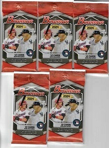 5個セット - 2024 Bowman 野球シールドパック - 12枚/パック｜トレーディングカード　ラフテル