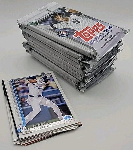 10パック 2025 Topps シリーズ1 One Baseball MLB シールドパック 1パックあたり14枚のカード +｜トレーディングカード　ラフテル