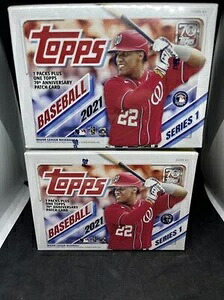 （2箱）2021 Topps MLB シリーズ1 ベースボールブラスターボックス 2個入り 新品・未開封｜トレーディングカード　ラフテル 43,560円