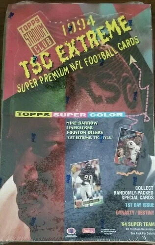 1994年:トップス スタジアムクラブ エクストリーム フットボール シリーズ1:未開封ボックス|トレーディングカード ラフテル
