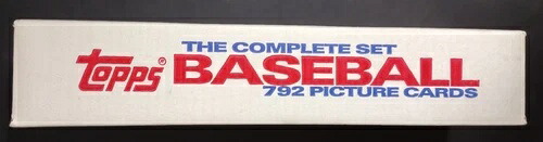 1987年工場未開封Topps Baseball MLB 792カードコンプリートセット!! SLABS!!Ahoy!!|トレーディングカード ラフテル