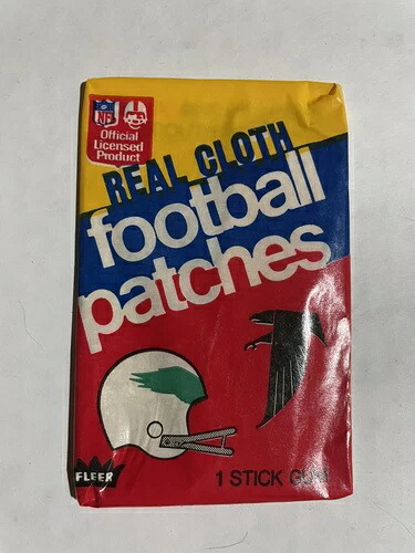 1973年 Fleer フットボールパッチ 未開封 ワックスパック ヴィンテージ 入手困難!L9|トレーディングカード ラフテル