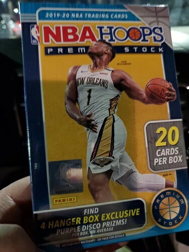 2019-20 パニーニ NBA フープス プレミアムストックハンガーボックス 新品未開封|トレーディングカード ラフテル