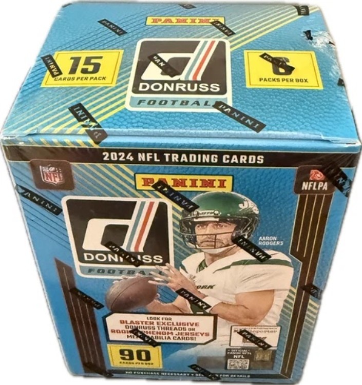 2024年 Donruss フットボール ブラスターボックス NFL 90枚カード アーロン・ロジャース パニーニ 未開封｜トレーディングカード　ラフテル