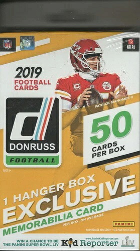 2019 Donruss フットボール 工場未開封 50 カード ハンガー ボックス - 限定記念品!|トレーディングカード ラフテル