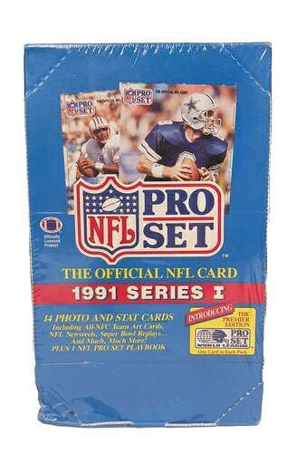 1991年 ProSet ナショナル フットボール リーグ 選手カード ボックスセット 新品 工場未開封|トレーディングカード ラフテル