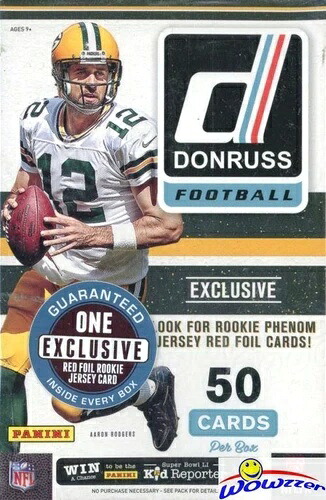 2016 Donruss Football 限定、工場未開封 50 枚のカード、ハンガー ボックス ジャージー カード!｜トレーディングカード　ラフテル 44,220円