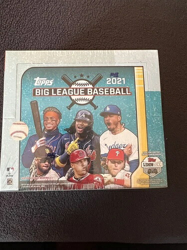 2021 Topps ビッグリーグ ベースボール ホビーボックス 18パック 180枚入り 未開封｜トレーディングカード　ラフテル