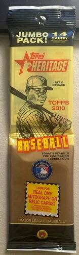 2010 Topps Heritage Baseball シールド ジャンボパック バスター・ポージー RC 可能｜トレーディングカード　ラフテル