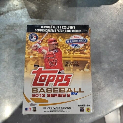 2013 Topps シリーズ2 工場未開封 野球用ブラスターボックス パッチ トラウト｜トレーディングカード　ラフテル