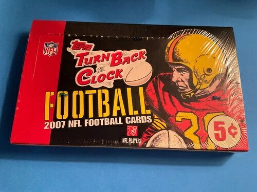 2007 Topps Football Turn Back the Clock * 工場未開封ボックス * 36パック｜トレーディングカード　ラフテル