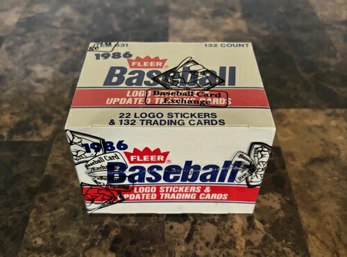 1986 FLEER アップデートセット BBCE ラップ FASC 未開封ケース入り バリー・ボンズ ルーキー|トレーディングカード ラフテル