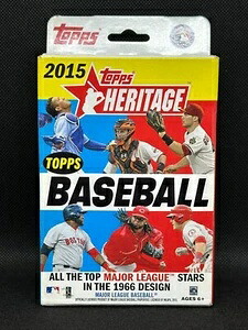 2015 Topps Heritage Baseball Hanger Box 1966 デザイン 未開封! 新品!｜トレーディングカード　ラフテル