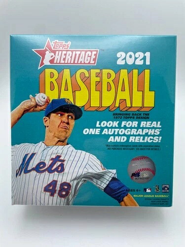 新品 工場未開封 2021 Topps Heritage Baseball Mega Box Walmart限定 オート｜トレーディングカード　ラフテル