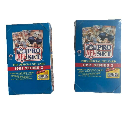 1991年プロセットシリーズ1 NFLフットボール工場未開封 2個販売 - ワックスパック36個入りボックス｜トレーディングカード　ラフテル